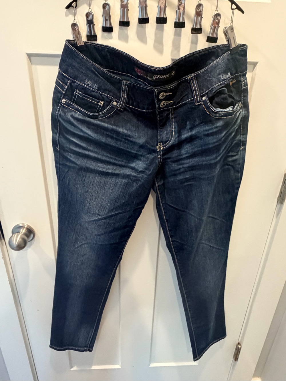Grane KIM Low Rise Curvy Skinny Jeans — Junior Size 13